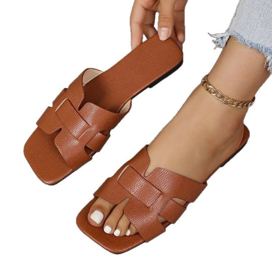Damen modische Riemensandalen mit verstellbaren Riemen und komfortabler Sohle EB
