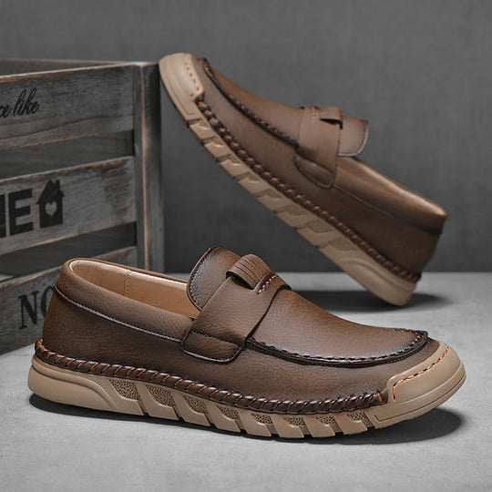 Herren Elegante und komfortable Mokassins mit rutschfester Sohle EB