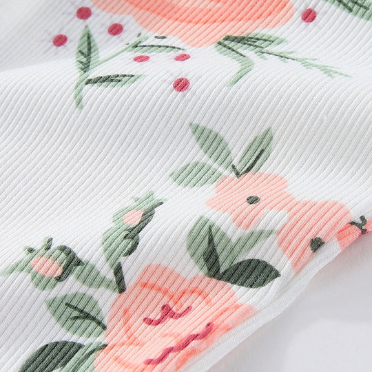 Mädchen Flared Leggings mit floralen Mustern EB