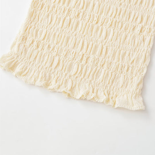 Damen Strickoberteil mit feiner Rippstruktur und lässigem Schnitt EB