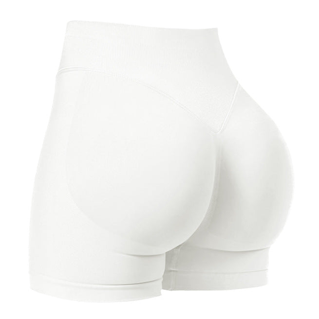 Damen Sport-Bikini-Oberteil mit hoch geschnittenen Shorts und nahtlosem Design EB