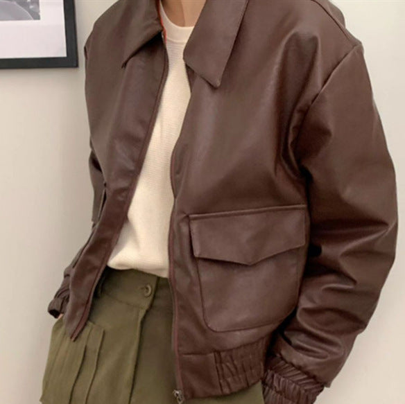 Damen Praktische und modische Kurzjacke EB