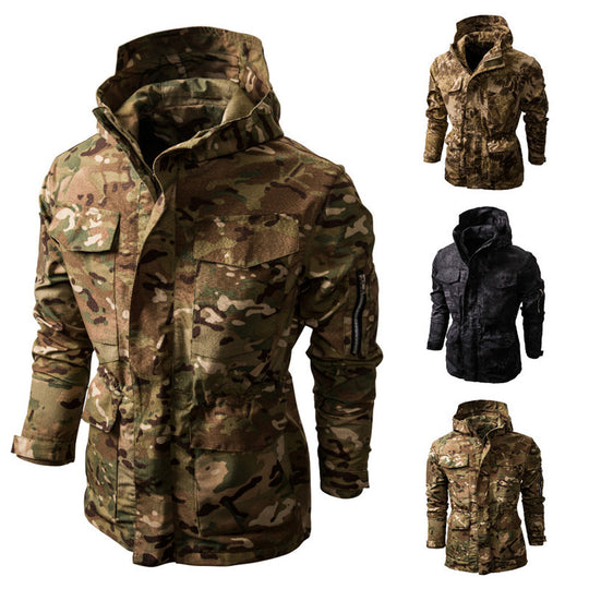 Herren Outdoor-Jacke mit camouflage Design und praktischen Taschen EB
