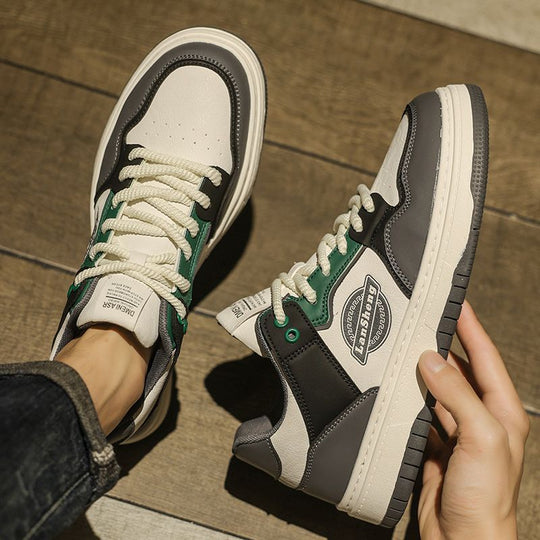 Damen Vintage Lifestyle Sneakers mit robustem Obermaterial und atmungsaktiver Innenstruktur EB