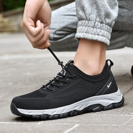 Damen Outdoor-Sport-Sneaker mit innovativem Schnellschnürsystem und atmungsaktiver Mesh-Oberfläche EB