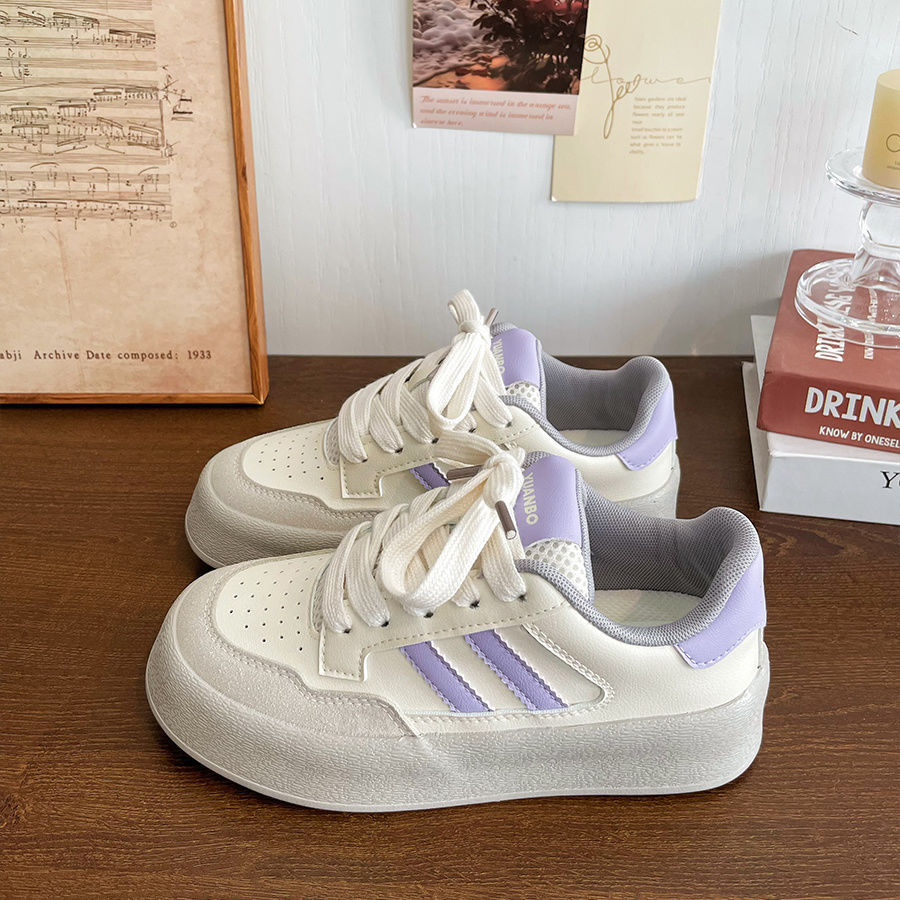 Damen Sportliche Sneakers mit dickem Profil und atmungsaktiver Obermaterialkombination EB