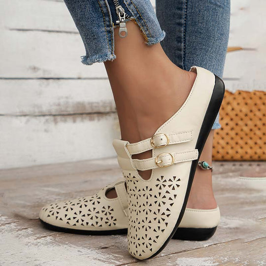 Lässige flache hohle Schuhe EB