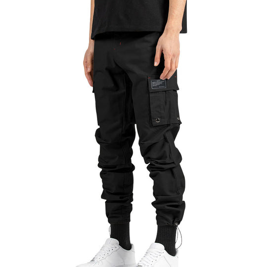 Herren Cargo-Hose mit elastischem Bund und praktischen Taschen EB
