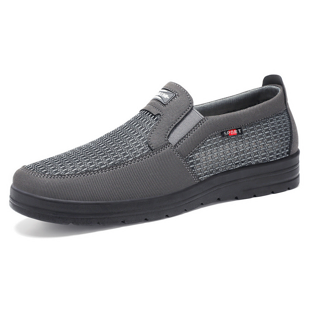 Damen Sportliche Slip-On Schuhe mit elastischem Mesh-Obermaterial und rutschfester Sohle EB