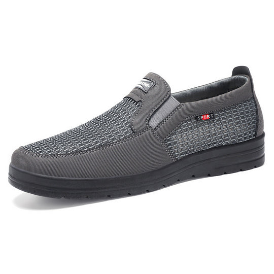 Damen Sportliche Slip-On Schuhe mit elastischem Mesh-Obermaterial und rutschfester Sohle EB
