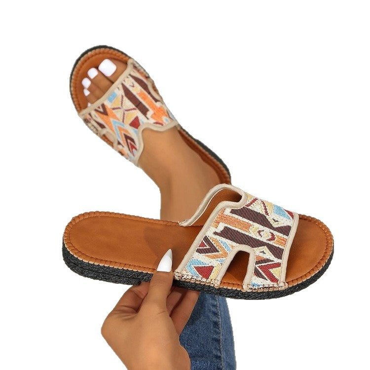 Damen Komfortable Riemchen-Sandalen mit modischem Design EB