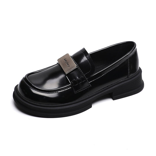 Damen elegante Mokassins mit praktischer Schnallenverzierung EB