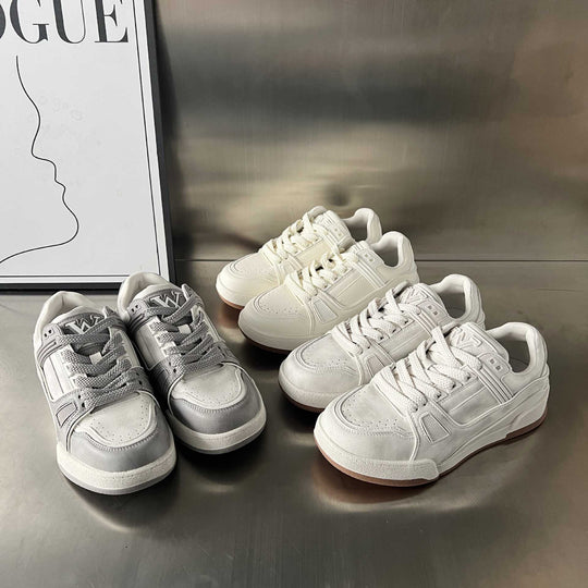 Damen Sportliche Sneakers mit atmungsaktiver Mesh-Oberfläche und stoßdämpfendem Fußbett EB