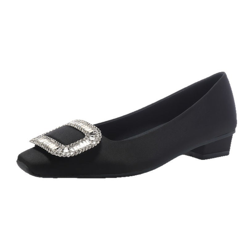 Damen Ballerinas mit funkelndem Strass-Detail EB