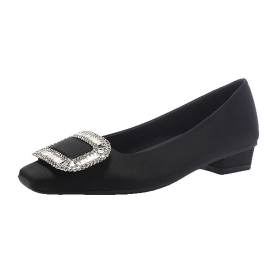 Damen Ballerinas mit funkelndem Strass-Detail EB