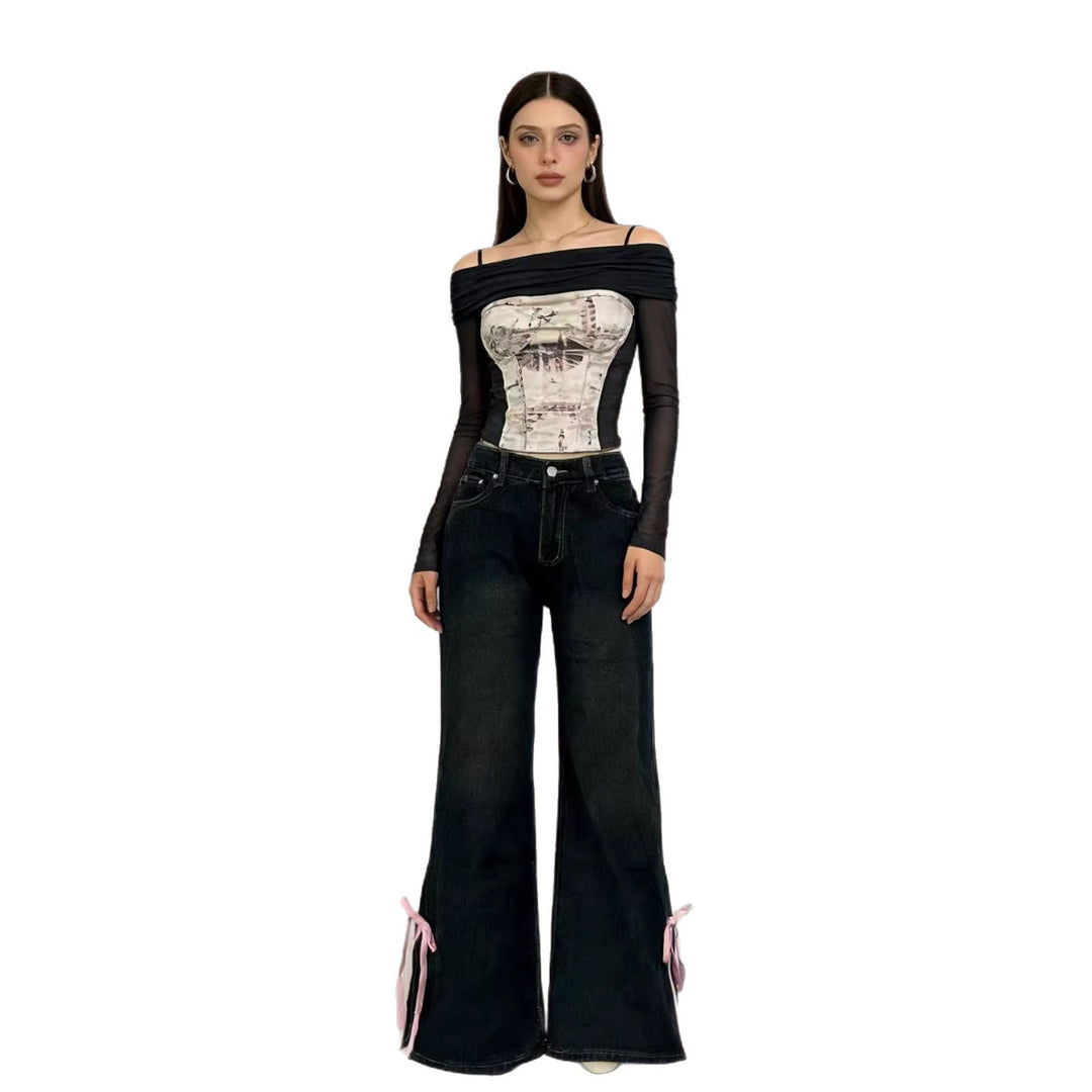 Damen Hochwertige vielseitige Jeanshose EB