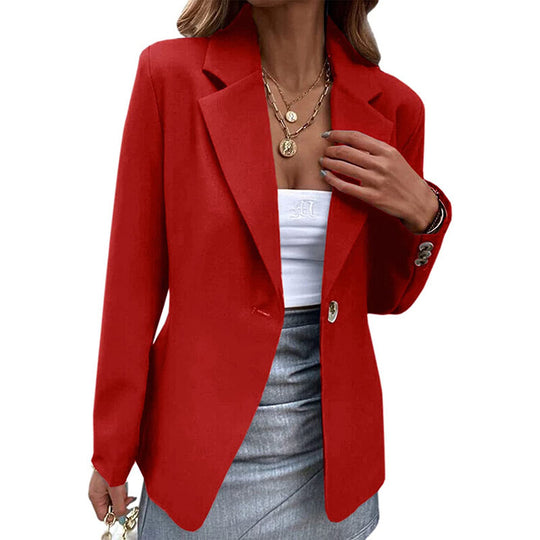 Damen Eleganter Blazer mit schmalem Schnitt und hochwertigen Details EB
