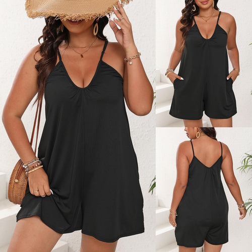 Damen eleganter Beach-Jumpsuit EB