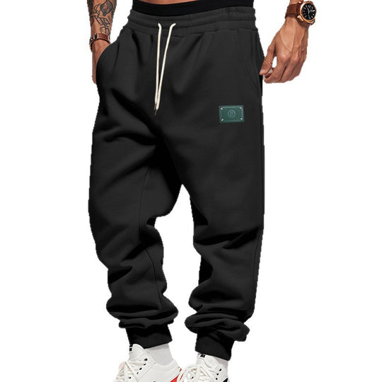 Herren bequeme Jogginghose mit verstellbarem Bund und praktischen Seitentaschen EB