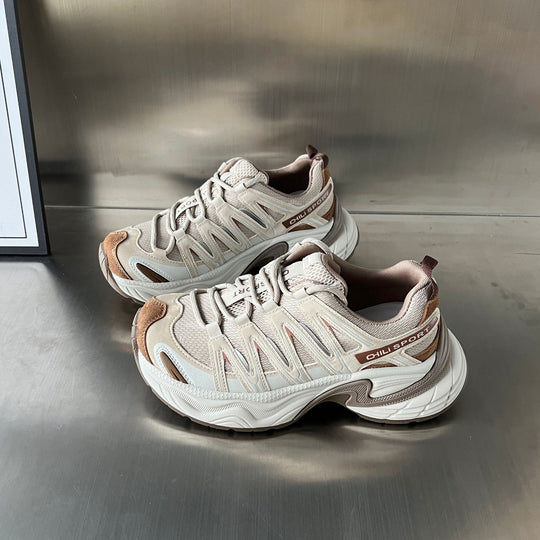 Damen Sportliche Lifestyle-Sneaker mit atmungsaktiven Mesh-Einsätzen und dämpfendem Fußbett EB