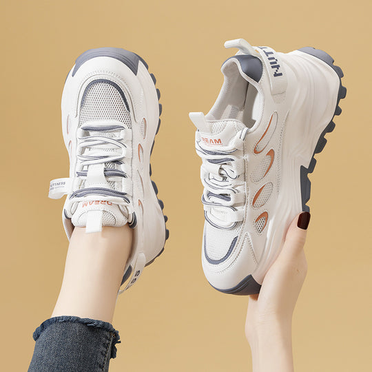 Damen Chunky Sneaker mit dämpfender Sohle und atmungsaktivem Obermaterial EB