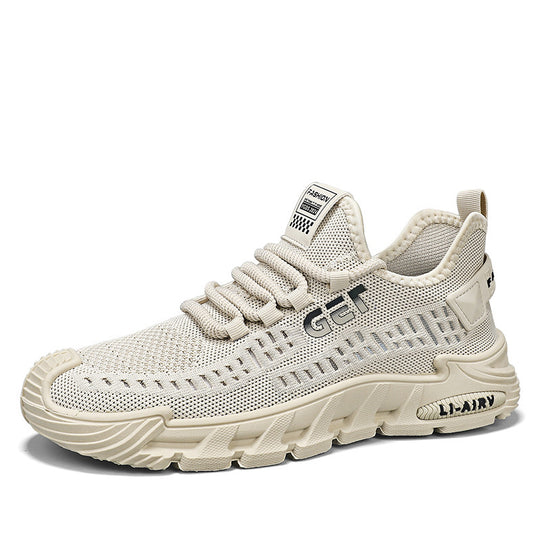 Damen Atmungsaktive Fitness Sneakers mit stoßdämpfender Sohle EB