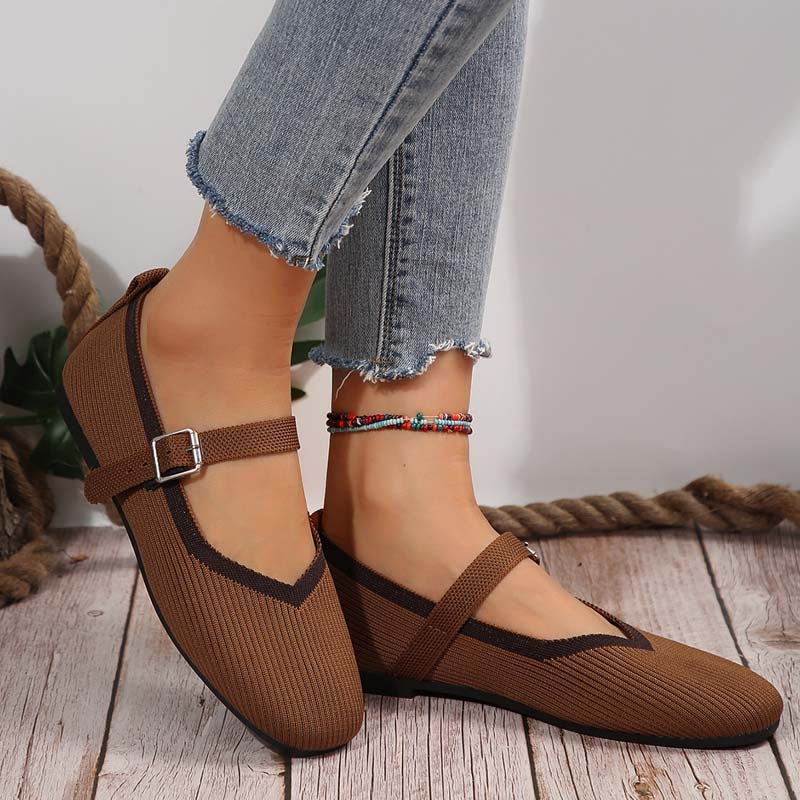 Atmungsaktive flache Schuhe EB