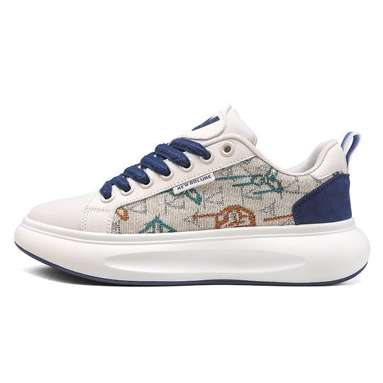Damen Freizeit Sneaker mit modischer Textil-Oberfläche und bequemer Dämpfung EB