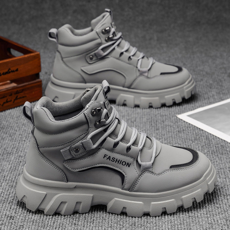 Damen Trendige High-Top Sneakers mit robustem Sohlenprofil und modernem Design EB