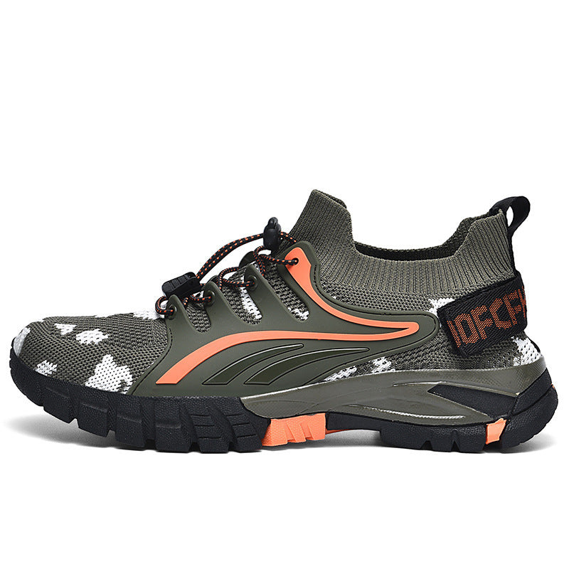 Damen Sportliche Outdoor-Sneaker mit atmungsaktivem Mesh-Obermaterial und rutschfester Sohle EB