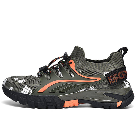 Damen Sportliche Outdoor-Sneaker mit atmungsaktivem Mesh-Obermaterial und rutschfester Sohle EB