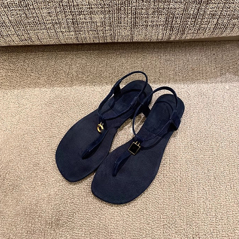 Damen Lederige Sandalen EB
