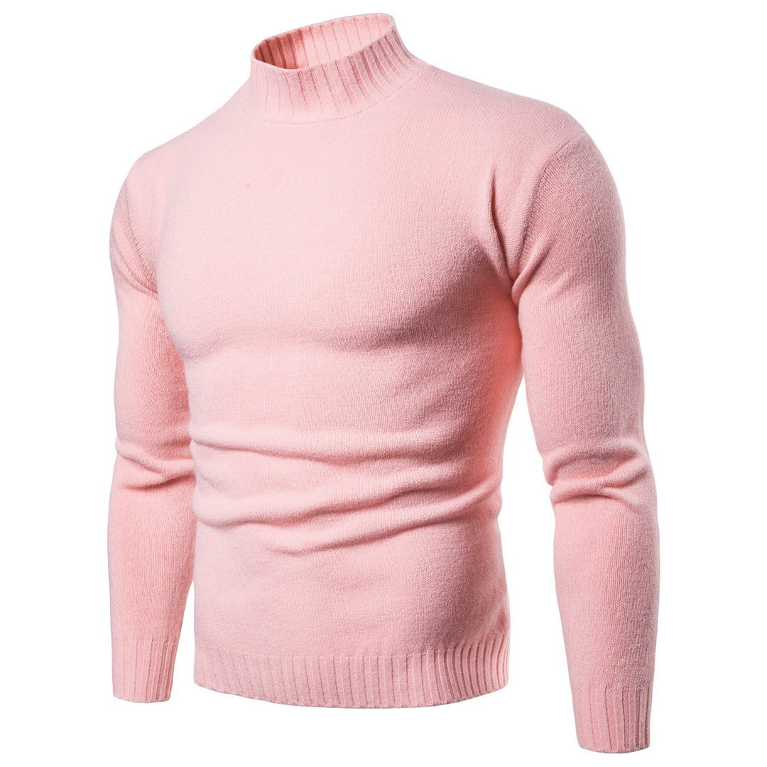 Damen hochgeschnittener Pullover mit Stehkragen EB