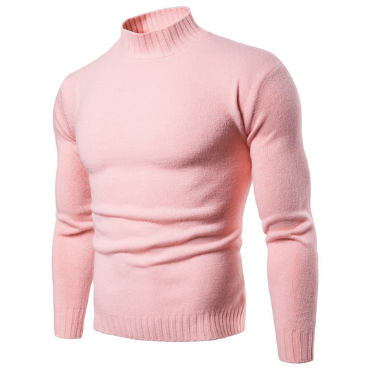 Damen hochgeschnittener Pullover mit Stehkragen EB