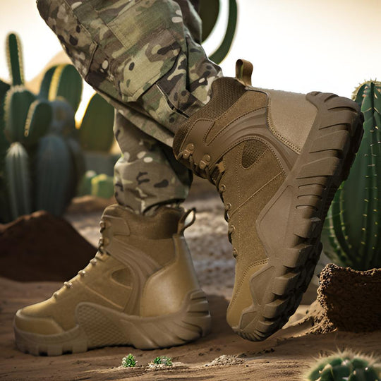 Herren Tactical Sneaker mit hohem Knöchelschutz und rutschfester Sohle EB