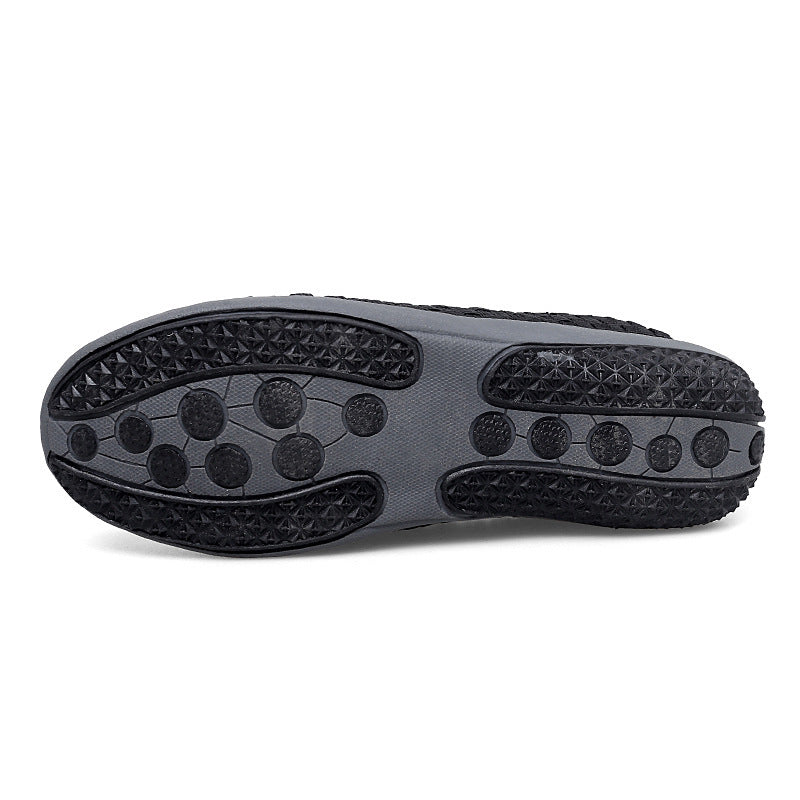 Damen Bequeme Freizeit-Slipper mit elastischer Netzstruktur und rutschfester Sohle EB