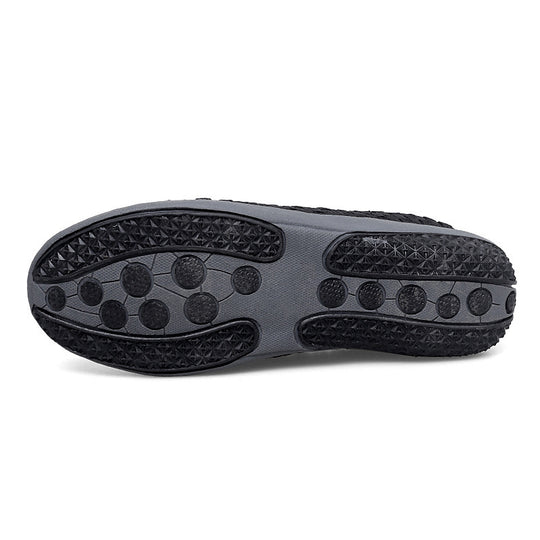 Damen Bequeme Freizeit-Slipper mit elastischer Netzstruktur und rutschfester Sohle EB