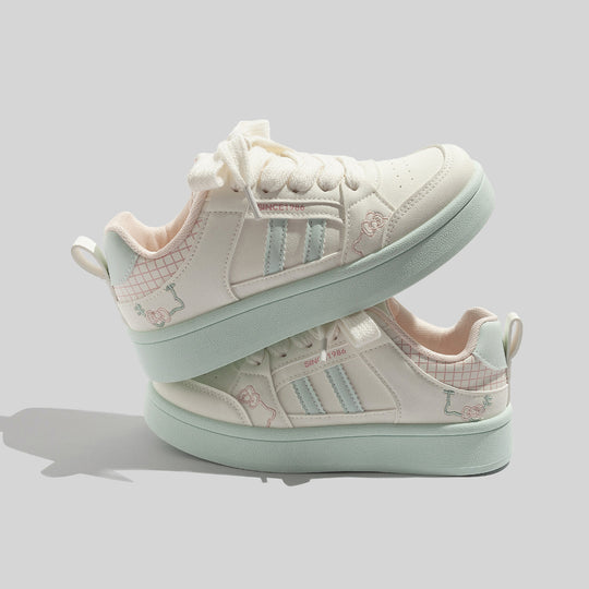Damen Sneaker mit gepolstertem Innensohle und modernen Akzenten EB