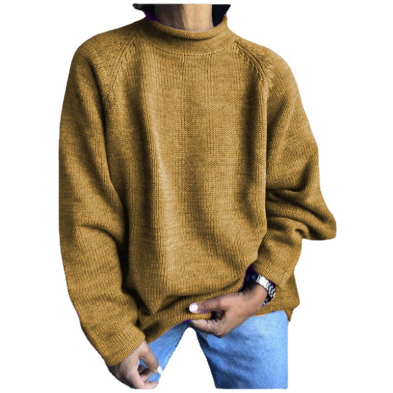 Damen nan kastiger Feinstrickpullover mit kurzem Stehkragen und Raglanärmeln EB
