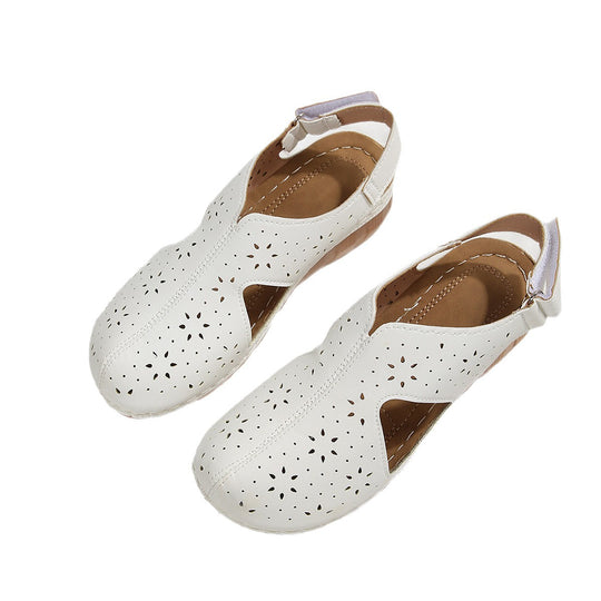 Damen luftige Sandalen mit modischem Cut-Out-Design EB