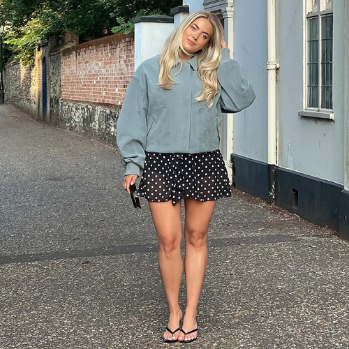 Damen Oversized Wildlederjacke EB