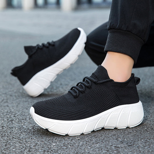 Damen Sportliche Strick-Sneaker mit ergonomischer Dämpfungstechnologie EB