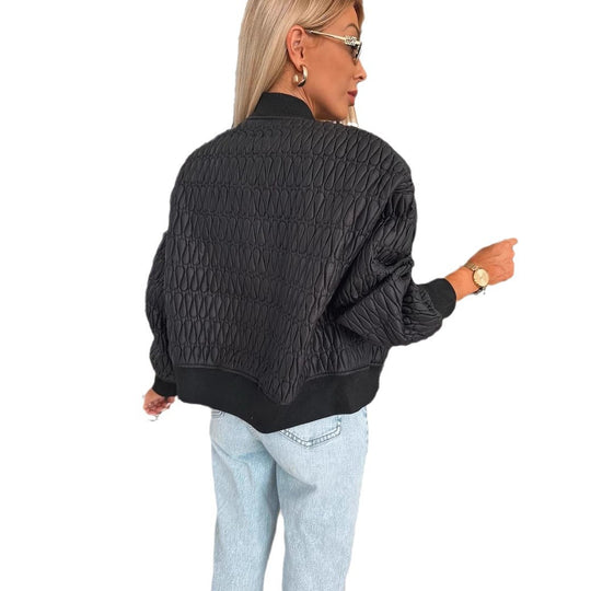 Damen Steppjacke mit komfortabler Passform und elastischen Bündchen EB