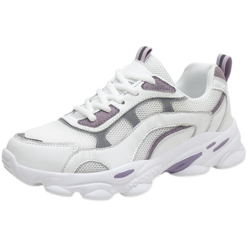 Damen sportive Komfort-Sneaker mit atmungsaktivem Obermaterial und dämpfender Sohle EB