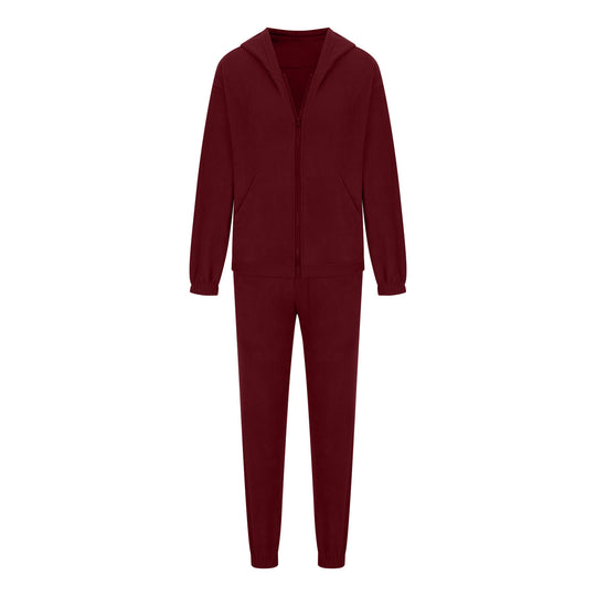 Damen oversized Hoodie mit Kängurutasche und Cargo-Jogginghose Set EB