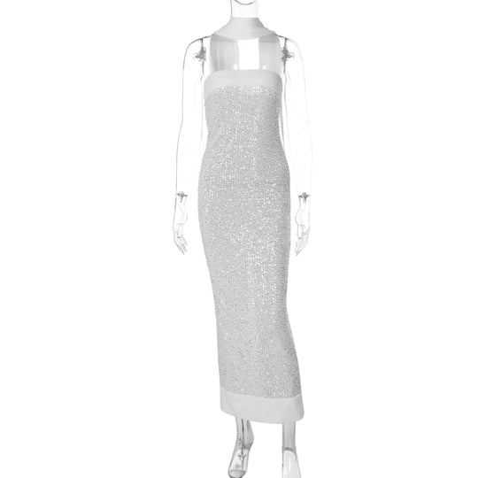 Damen Glamouröses Abendkleid mit schimmernden Pailletten und figurbetonter Silhouette EB