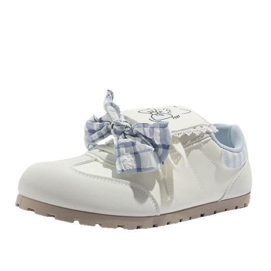 Damen Sportliche Sneakers mit verspieltem Blumenmotiv und weichem Innenfutter EB