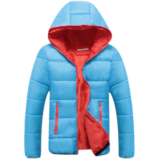 Unisex nan leichte Steppjacke mit wattierter Isolierung, gefütterter Kapuze und verdeckten Reißverschlusstaschen EB