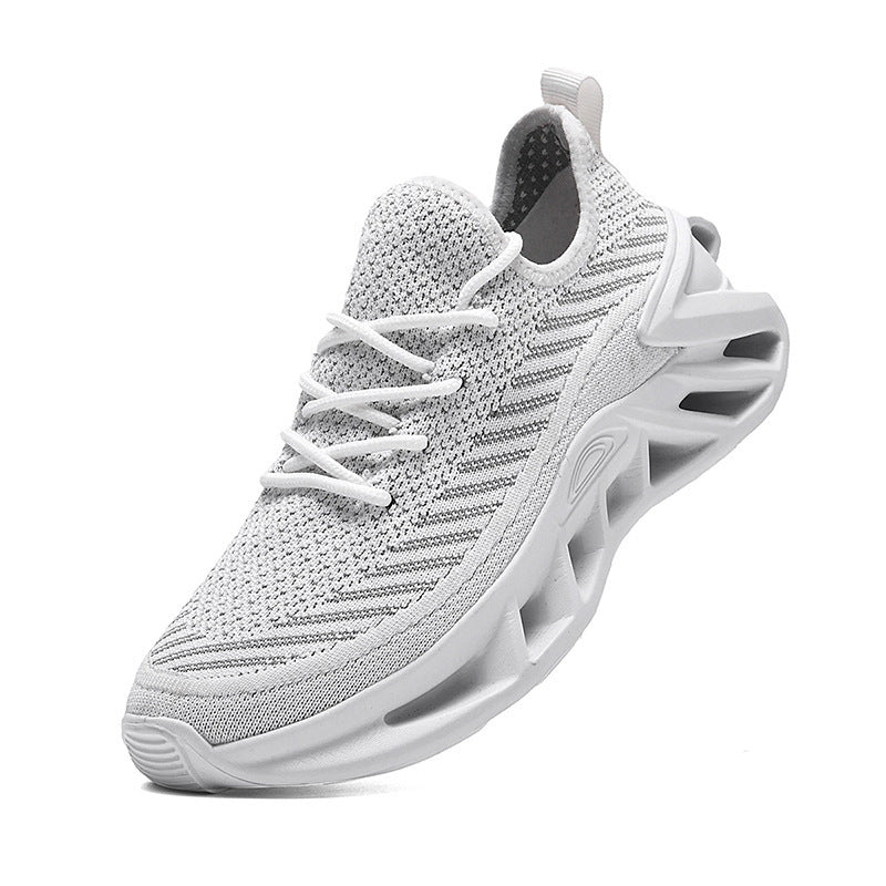 Herren leichte atmungsaktive Strick-Sneaker mit gedämpfter ergonomischer Laufsohle EB