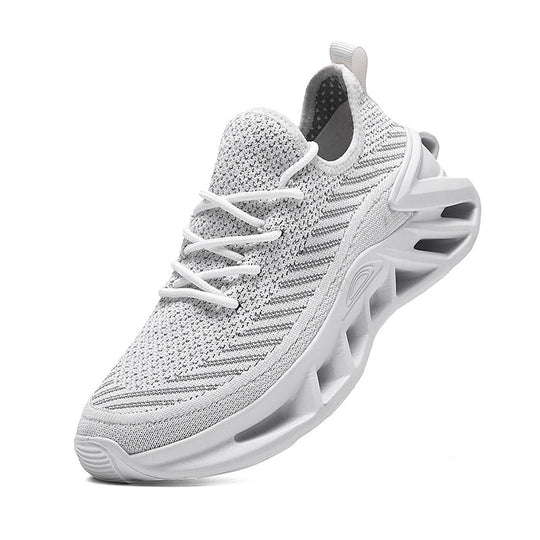 Herren leichte atmungsaktive Strick-Sneaker mit gedämpfter ergonomischer Laufsohle EB